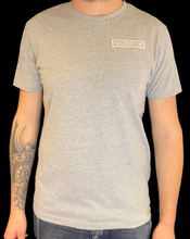 Load image into Gallery viewer, GREY WOODYA BOXED LOGO T-SHIRT
